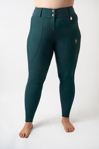 PRE ORDER- Dragon Rhinestone full seat  breeches (Emerald Green, Limited edition)