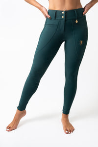 PRE ORDER- Dragon Rhinestone full seat  breeches (Emerald Green, Limited edition)