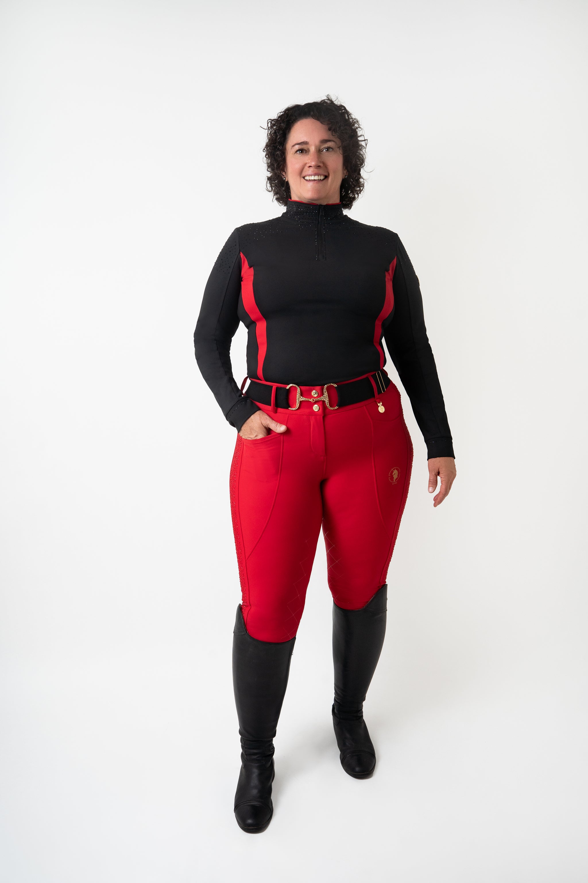 PRE ORDER- Dragon Luxe Top- Red/Black (Limited Edition)