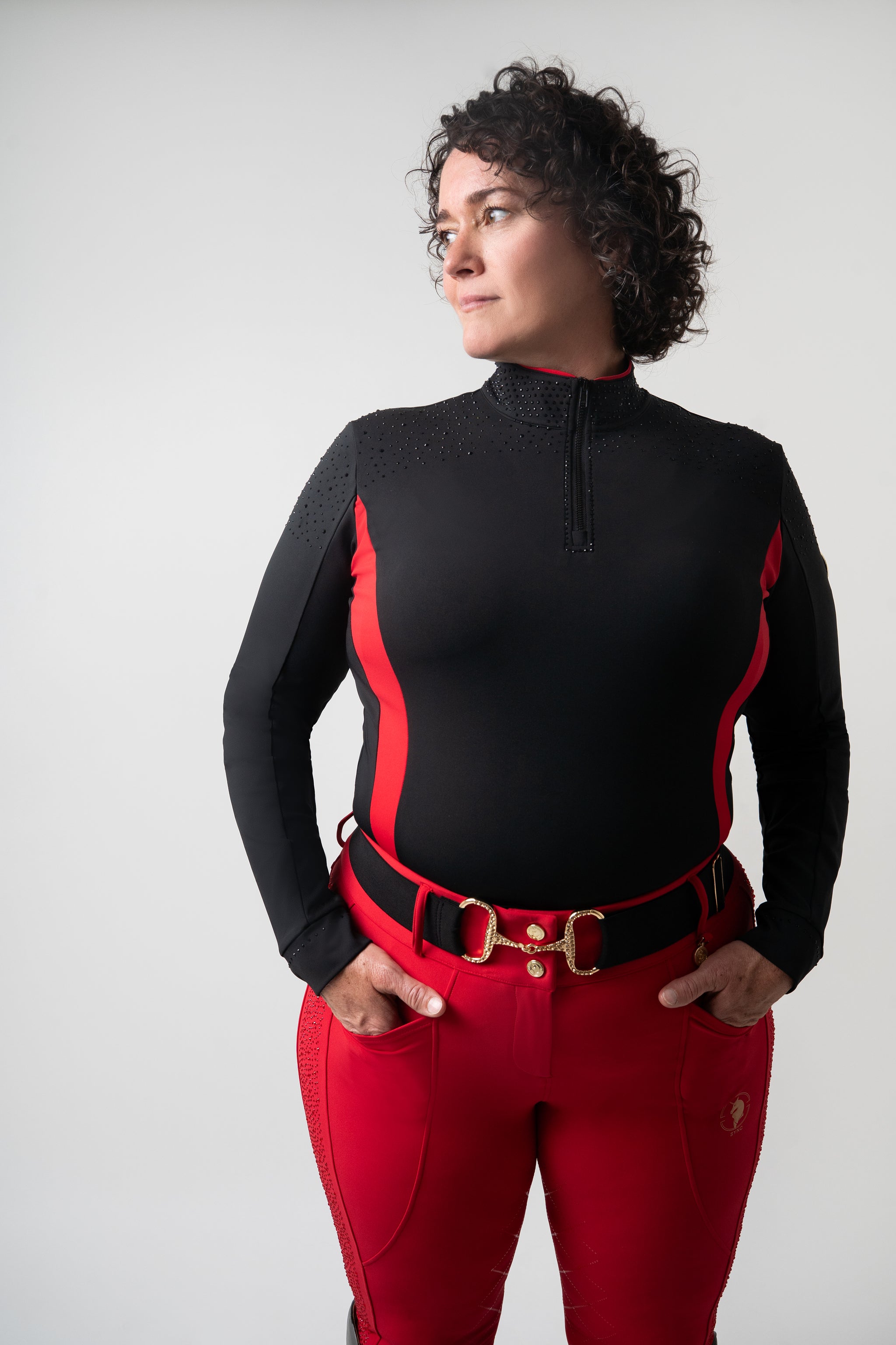 PRE ORDER- Dragon Luxe Top- Red/Black (Limited Edition)