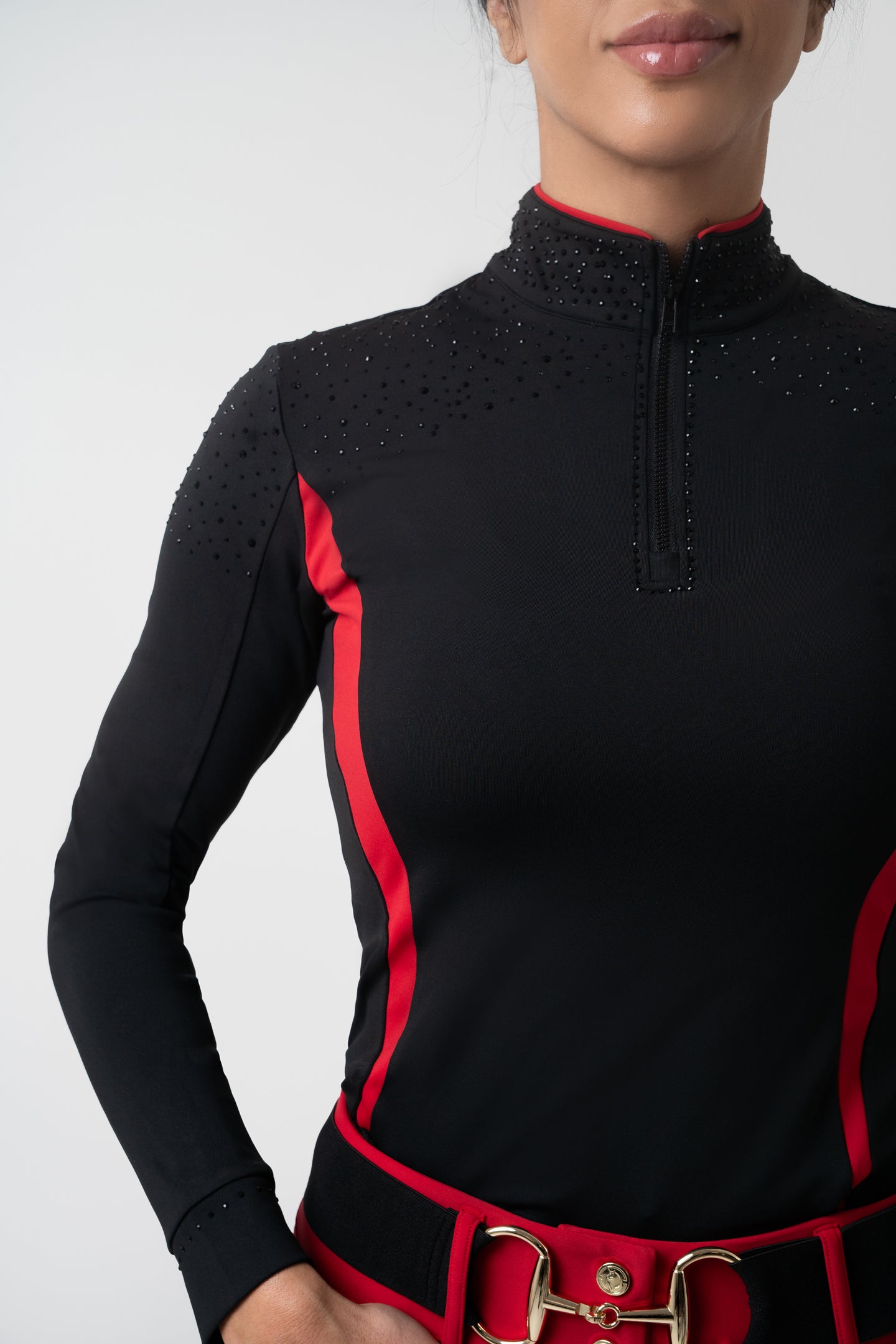 PRE ORDER- Dragon Luxe Top- Red/Black (Limited Edition)