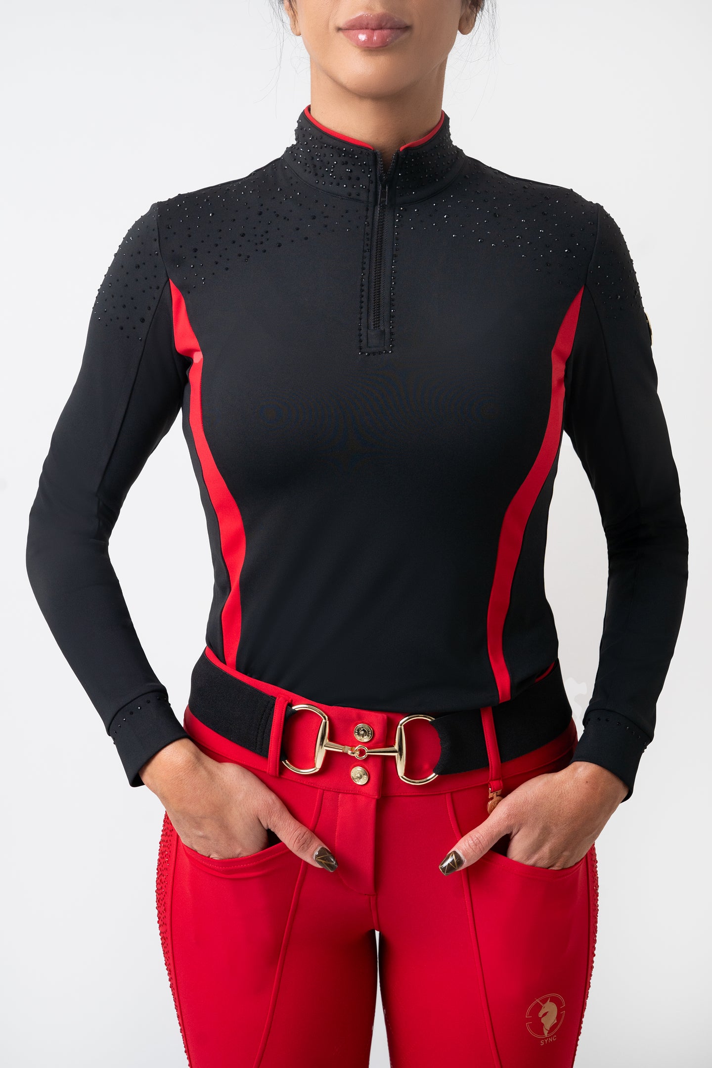 PRE ORDER- Dragon Luxe Top- Red/Black (Limited Edition)