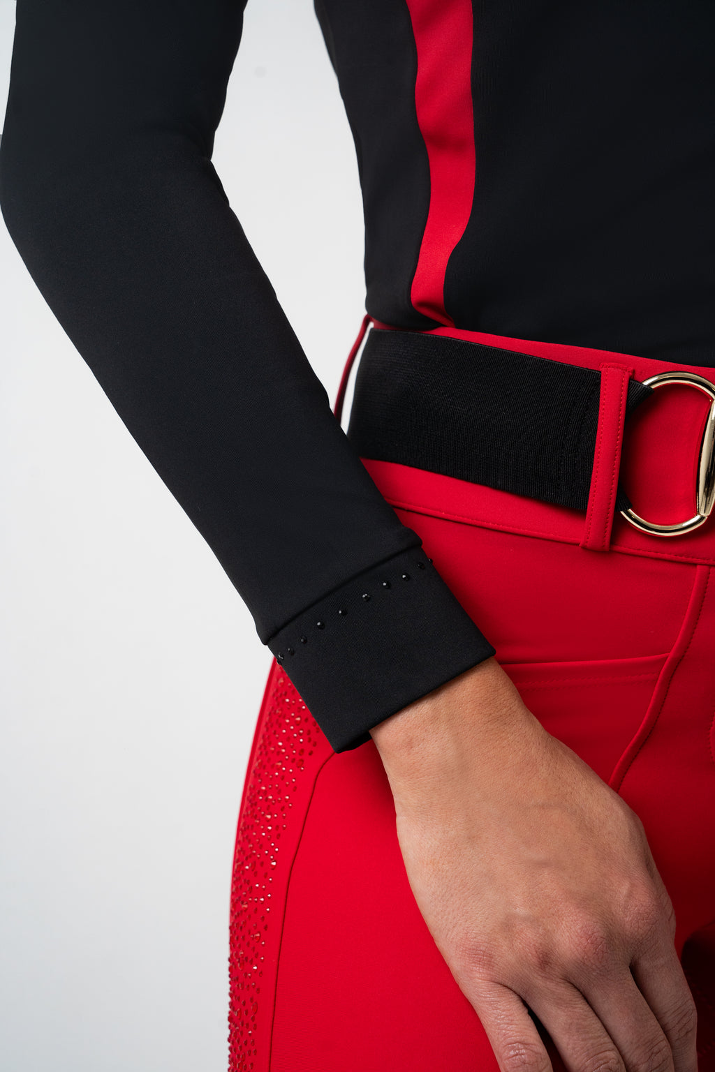 Dragon Luxe Top- Red/Black (Limited Edition) – Sync Equestrian
