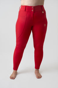 PRE ORDER- Dragon Rhinestone full seat  breeches (Red-Limited edition)