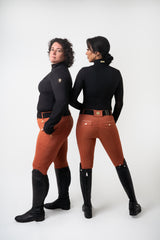 PRE ORDER- Euro Suede Full Seat Pro (Rust)