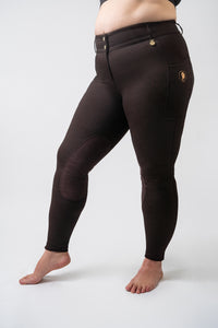 PRE ORDER- Euro Suede Knee patch (Twill Chocolate)