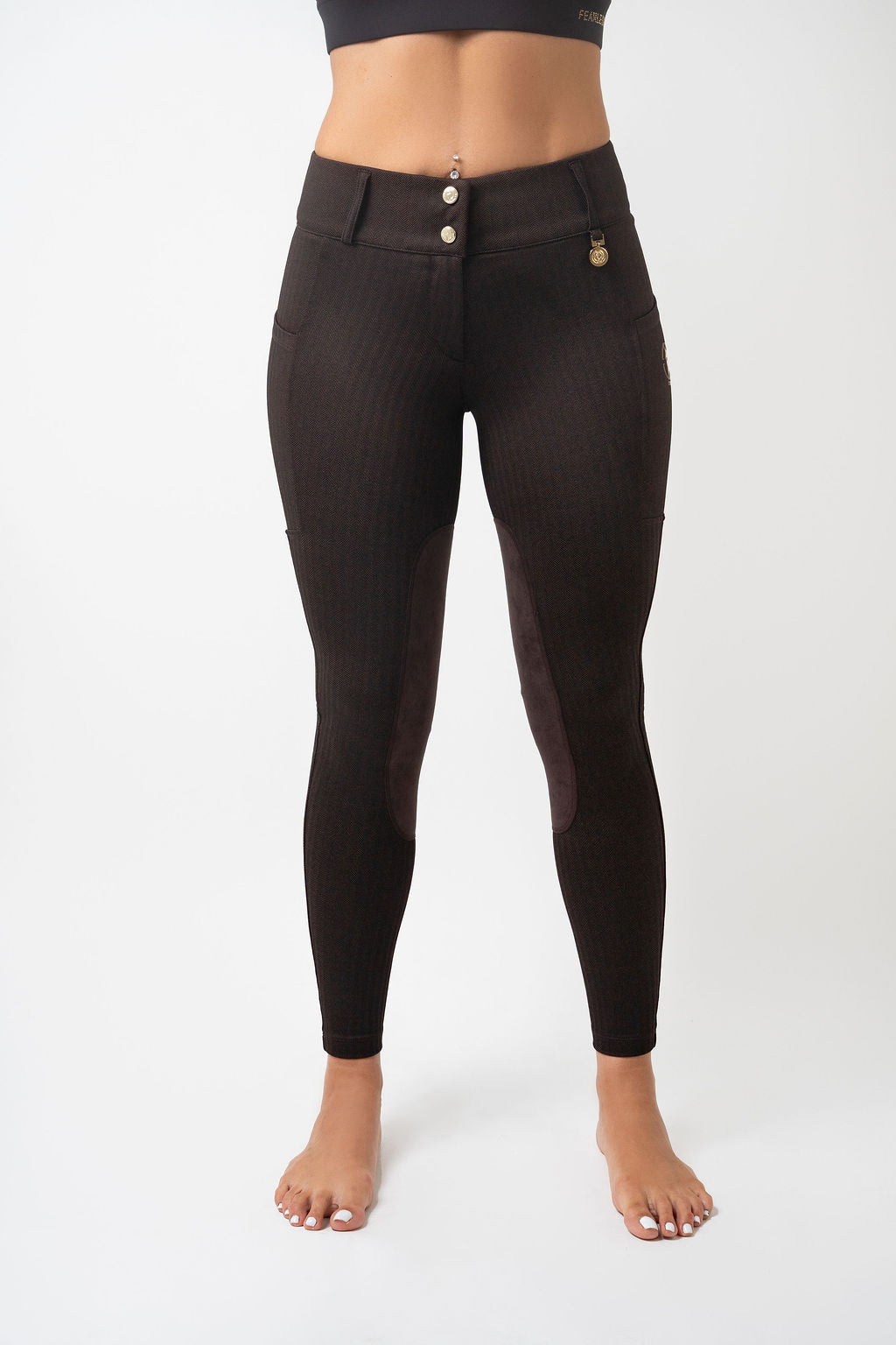 PRE ORDER- Euro Suede Knee patch (Twill Chocolate)
