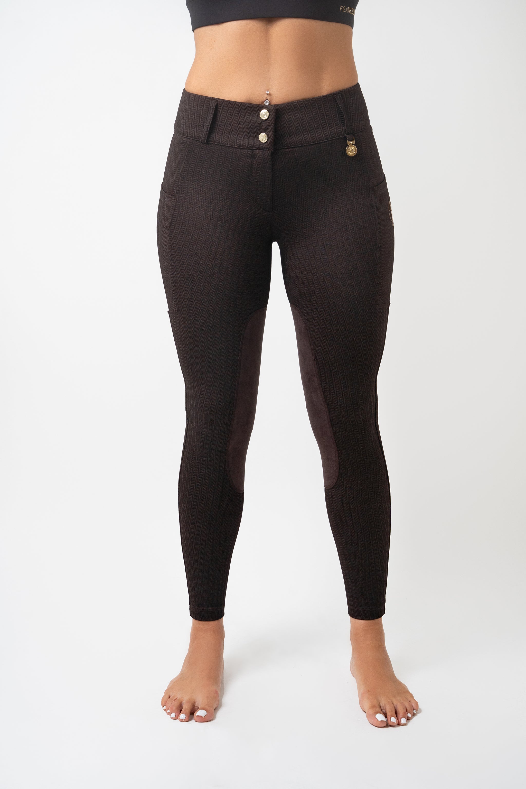PRE ORDER- Euro Suede Knee patch (Twill Chocolate)