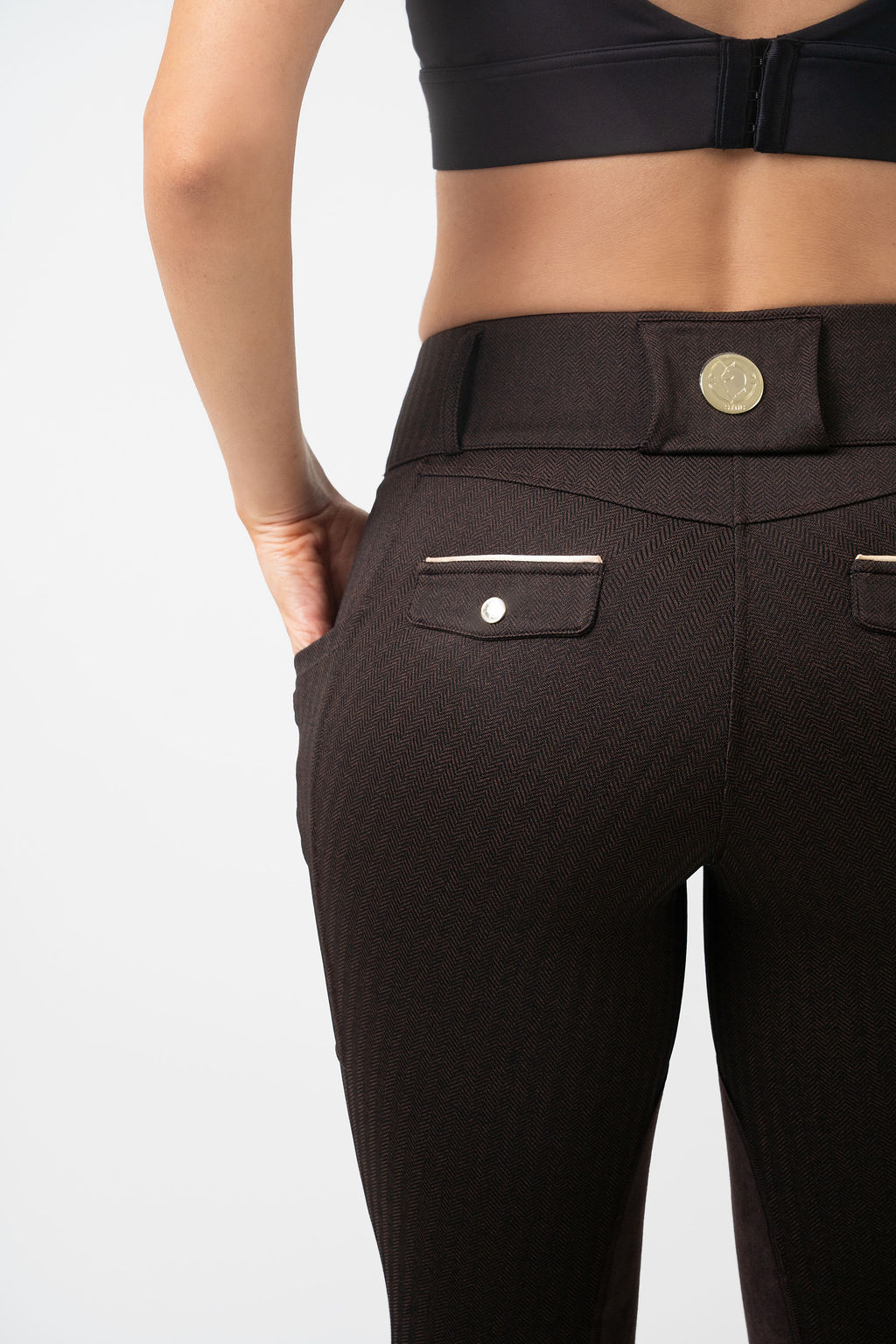 PRE ORDER- Euro Suede Knee patch (Twill Chocolate)