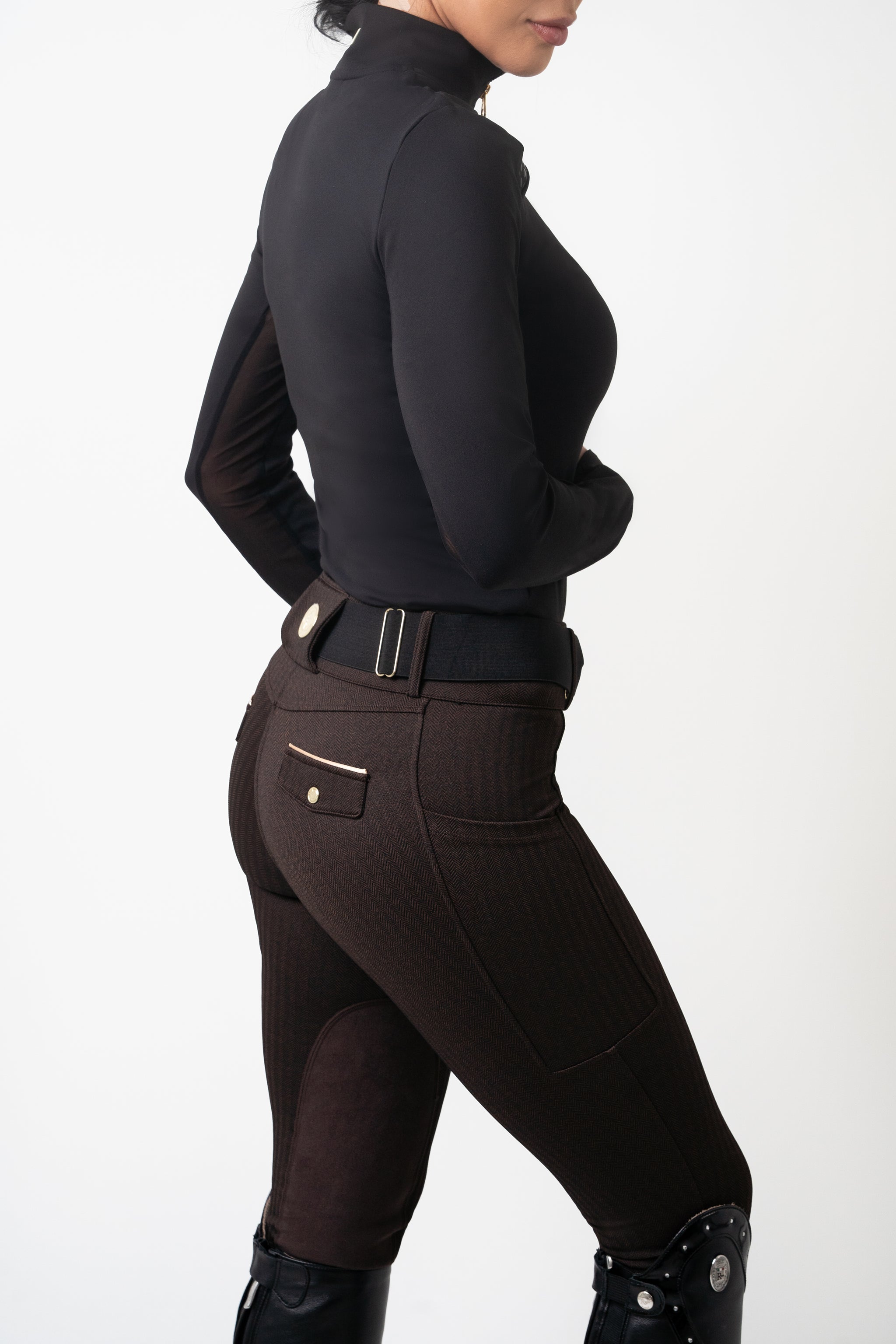 PRE ORDER- Euro Suede Knee patch (Twill Chocolate)