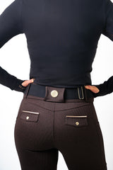 PRE ORDER- Euro Suede Knee patch (Twill Chocolate)