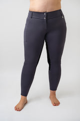 PRE ORDER- Euro Suede Full Seat (Grey with Black Suede)