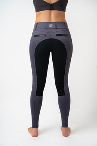 PRE ORDER- Euro Suede Full Seat (Grey with Black Suede)