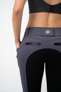 PRE ORDER- Euro Suede Full Seat (Grey with Black Suede)