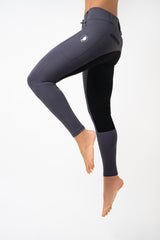 PRE ORDER- Euro Suede Full Seat (Grey with Black Suede)