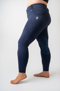 PRE ORDER- Euro Suede Knee Patch( Navy)