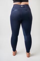 PRE ORDER- Euro Suede Knee Patch( Navy)