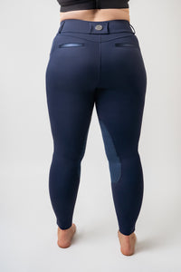 PRE ORDER- Euro Suede Knee Patch( Navy)