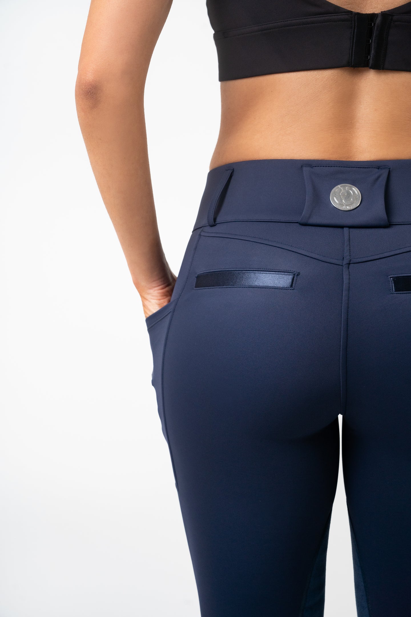PRE ORDER- Euro Suede Knee Patch( Navy)