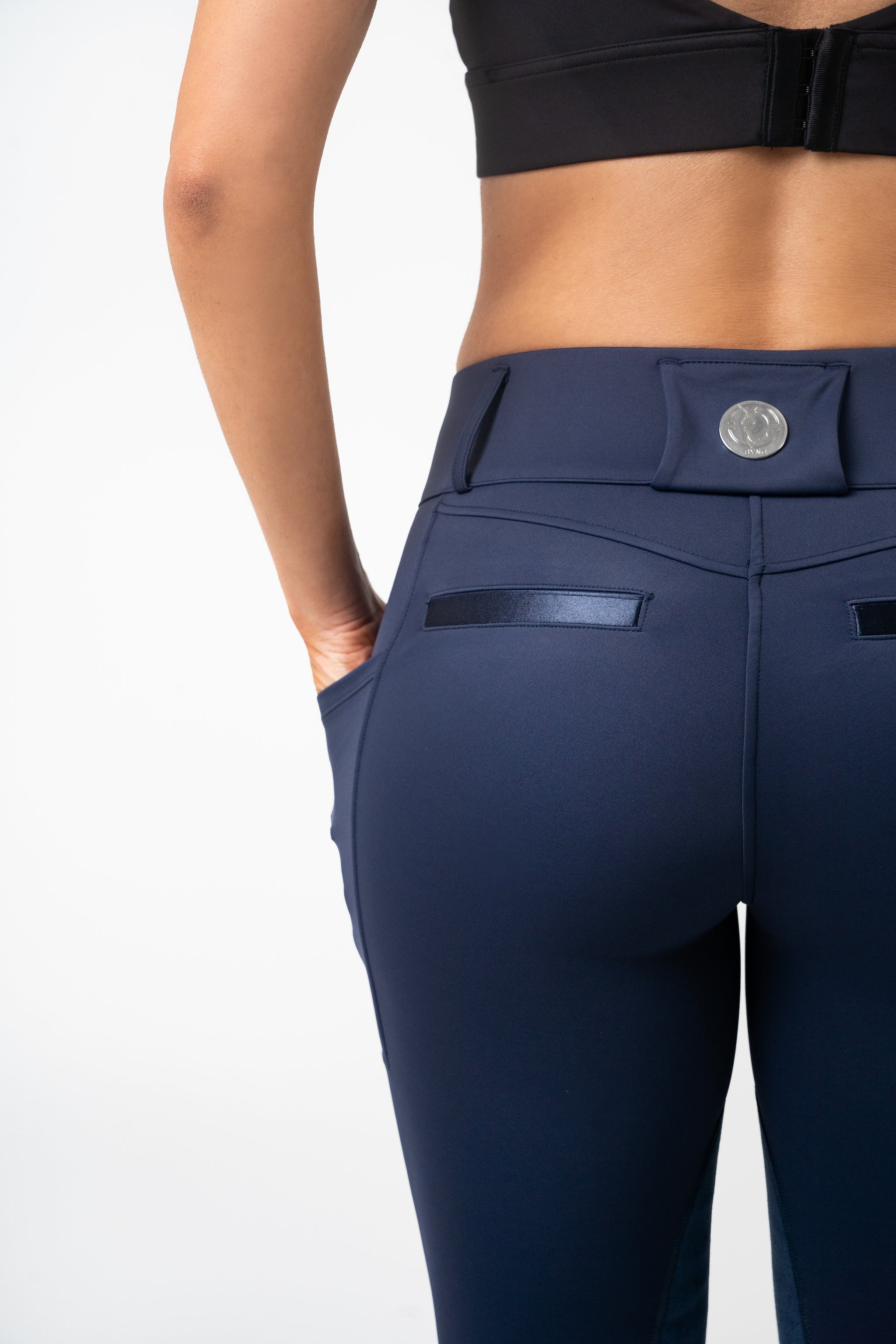PRE ORDER- Euro Suede Knee Patch( Navy)