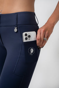 PRE ORDER- Euro Suede Knee Patch( Navy)