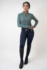 PRE ORDER- Euro Suede Knee Patch( Navy)
