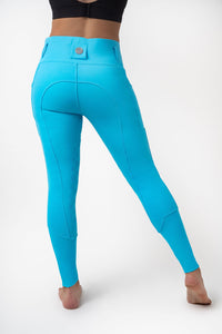 PRE ORDER- Winter Wonderland Cozy KNEE PATCH PULL ON- (ICE BLUE/Thermal Double Fleeced)