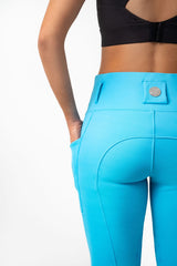 PRE ORDER- Winter Wonderland Cozy KNEE PATCH PULL ON- (ICE BLUE/Thermal Double Fleeced)