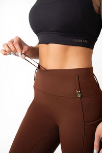 PRE ORDER- Winter Wonderland Cozy Full Seat PULL ON- (Chocolate/Thermal Double Fleeced)