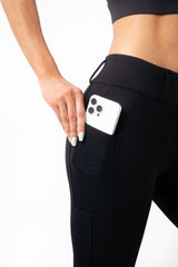 PRE ORDER- Winter Wonderland KNEE PATCH PRO- Black (Thermal/Double Fleeced)