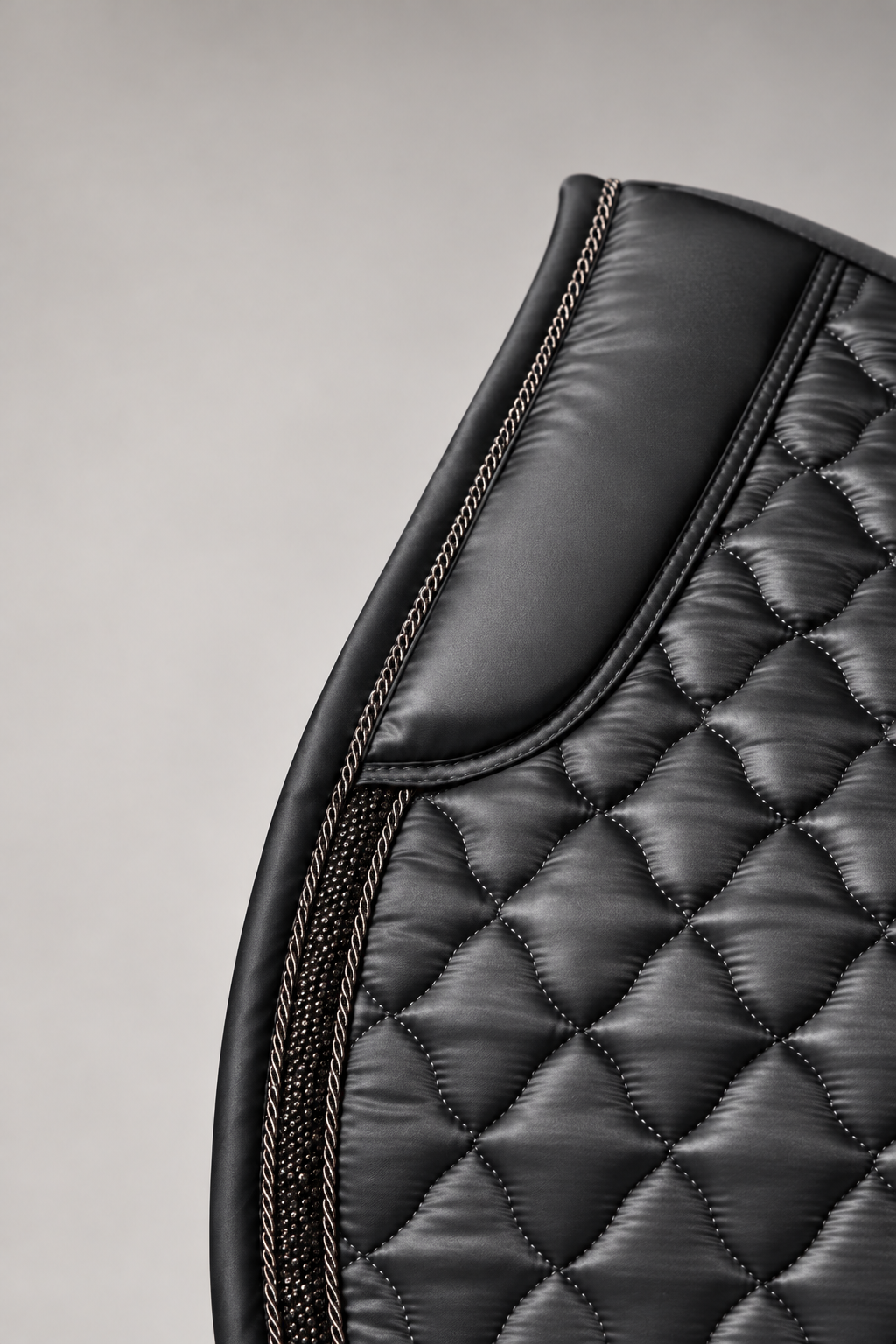 Dragon Luxe Saddle Pad (Dressage/Charcoal Grey)