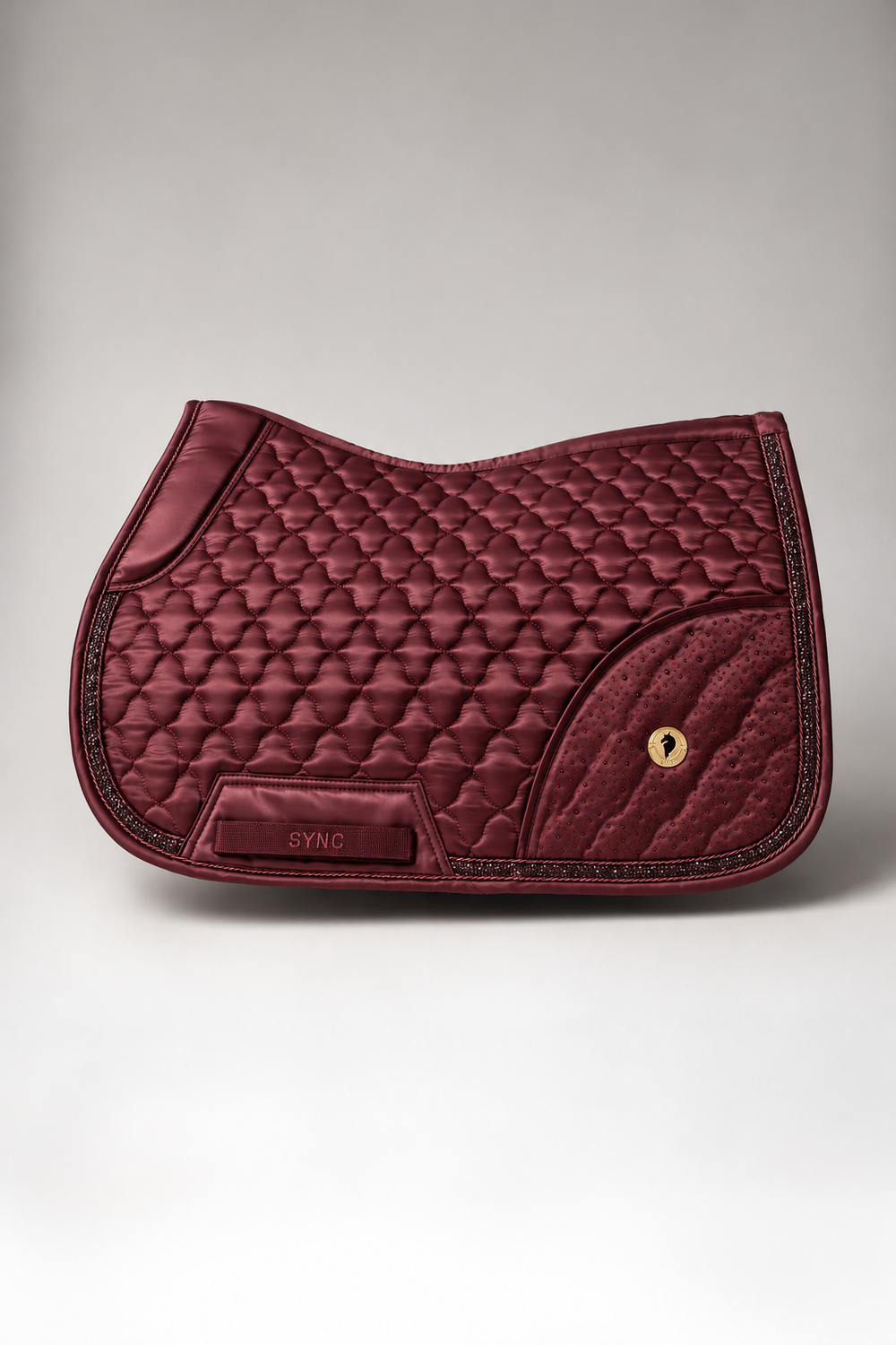 Dragon Luxe Saddle Pad (Dressage/Burgundy)