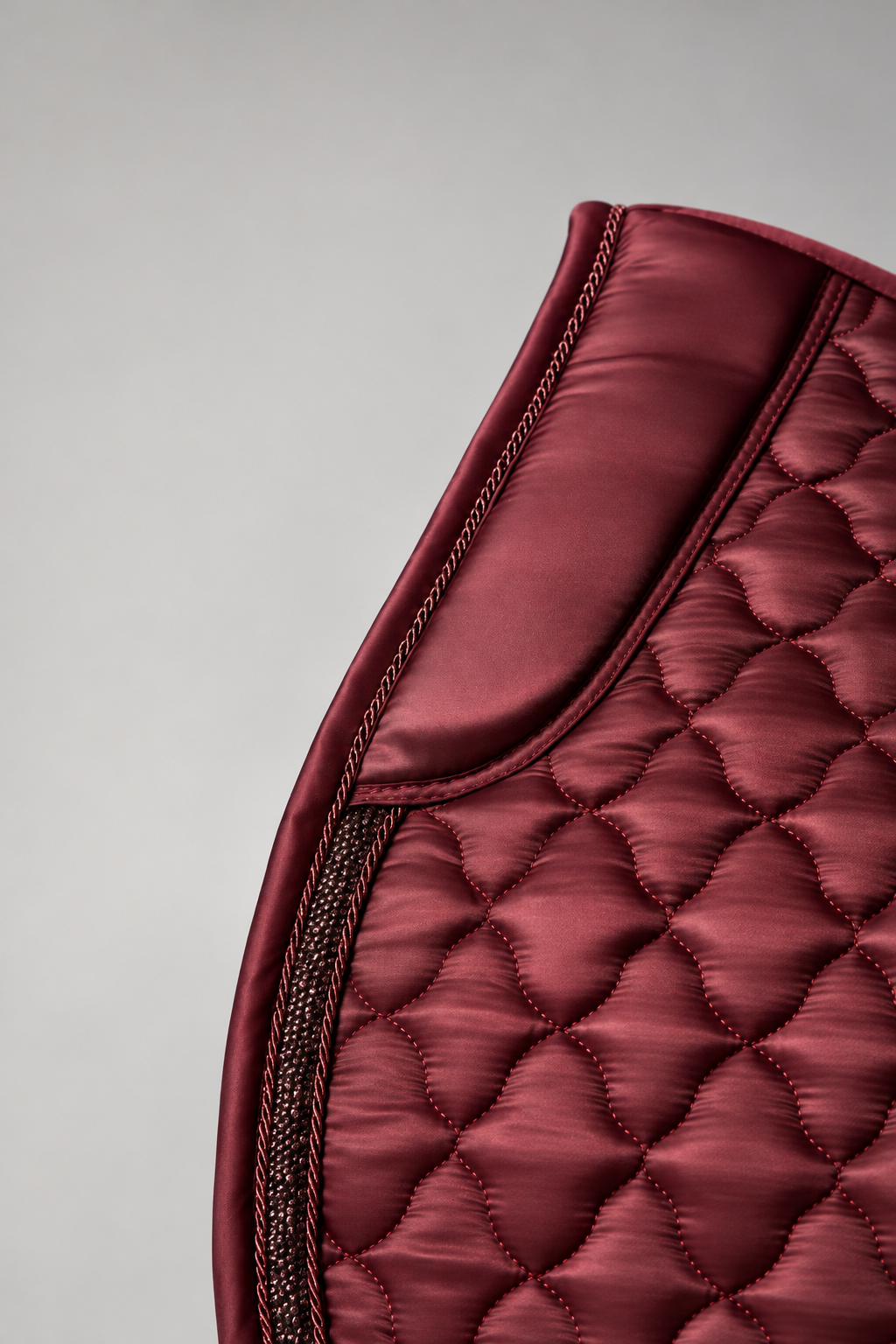 Dragon Luxe Saddle Pad (Dressage/Burgundy)