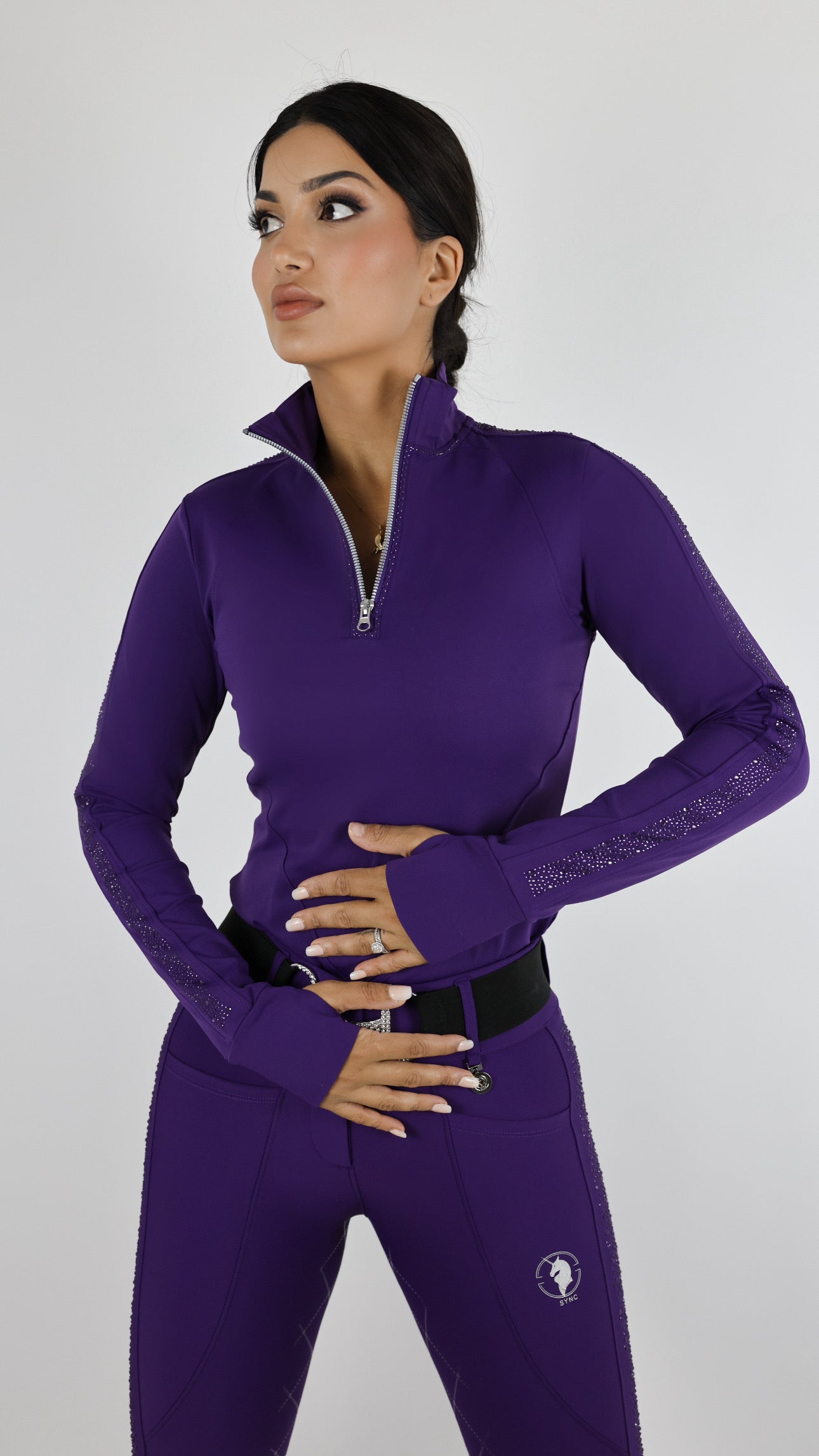 Dragon Luxe Top- (purple)