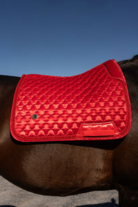 Dragon Luxe Saddle Pad (Dressage/red)