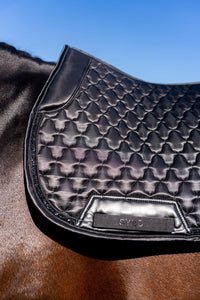 Dragon Luxe Saddle Pad (Jumping/Black)