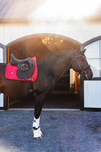 Dragon Luxe Saddle Pad (Dressage/red)
