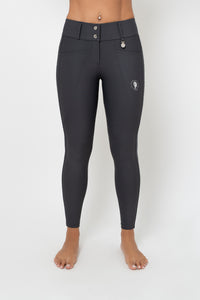 Dragon Rhinestone Full Seat Breeches (Charcoal Grey)