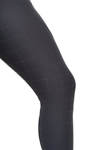 Dragon Rhinestone Full Seat Breeches (Charcoal Grey)