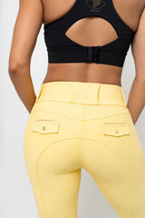 Dragon Rhinestone Full Seat Breeches (Sunflower)