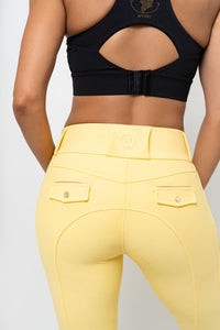Dragon Rhinestone Full Seat Breeches (Sunflower)