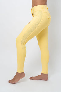 Dragon Rhinestone Full Seat Breeches (Sunflower)
