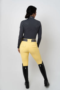 Dragon Rhinestone Full Seat Breeches (Sunflower)