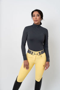 Dragon Rhinestone Full Seat Breeches (Sunflower)