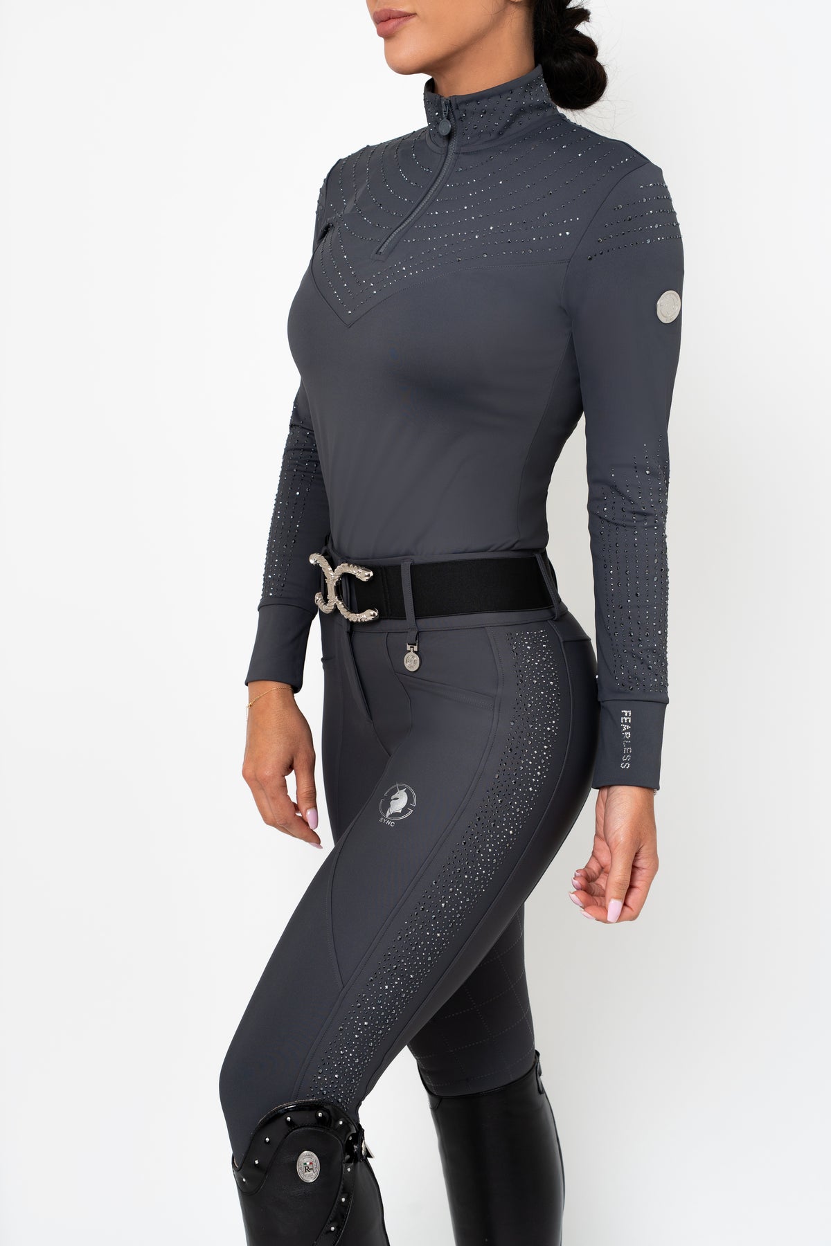 Dragon Long Sleeve Shirt (Charcoal Grey)