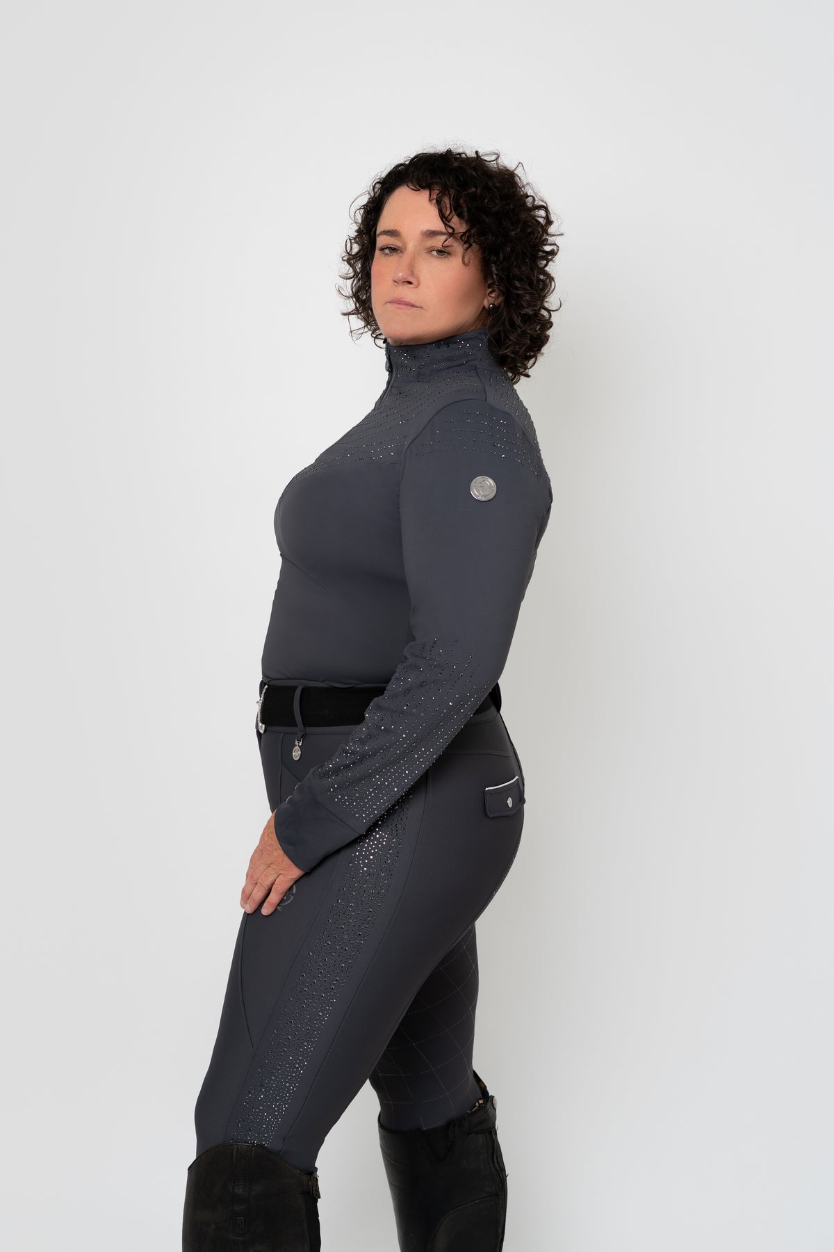 Dragon Long Sleeve Shirt (Charcoal Grey)
