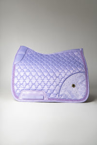 Dragon Luxe Saddle Pad (Dressage/Lilac Breeze)