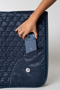 Dragon Luxe Saddle Pad (Dressage/Navy)