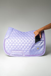Dragon Luxe Saddle Pad (Jumping/Lilac Breeze)