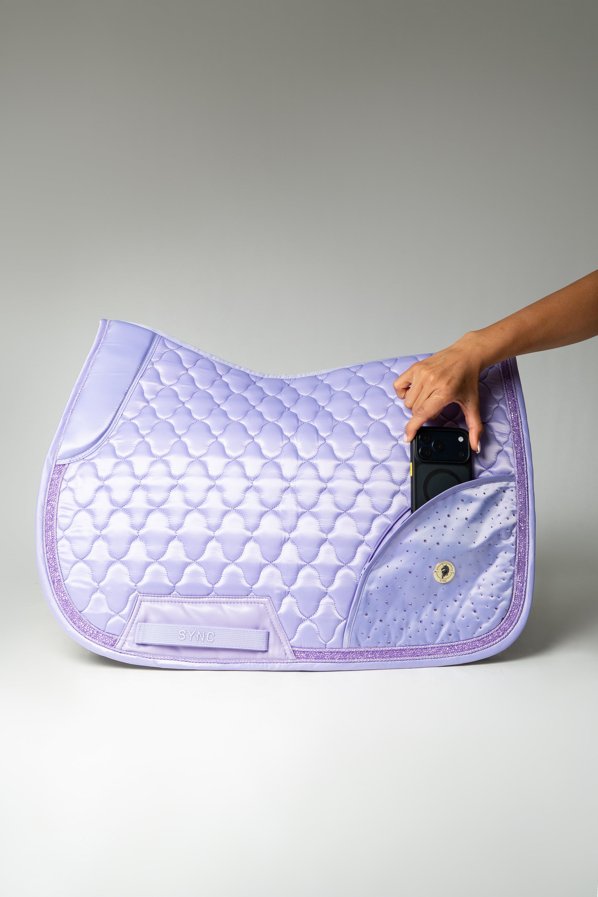 Dragon Luxe Saddle Pad (Jumping/Lilac Breeze)